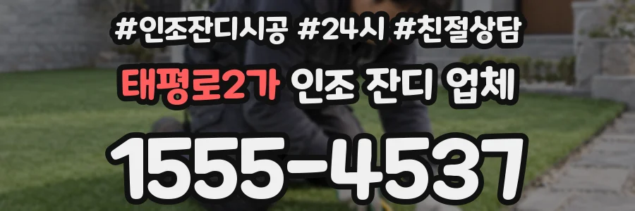태평로2가 인조 잔디 업체