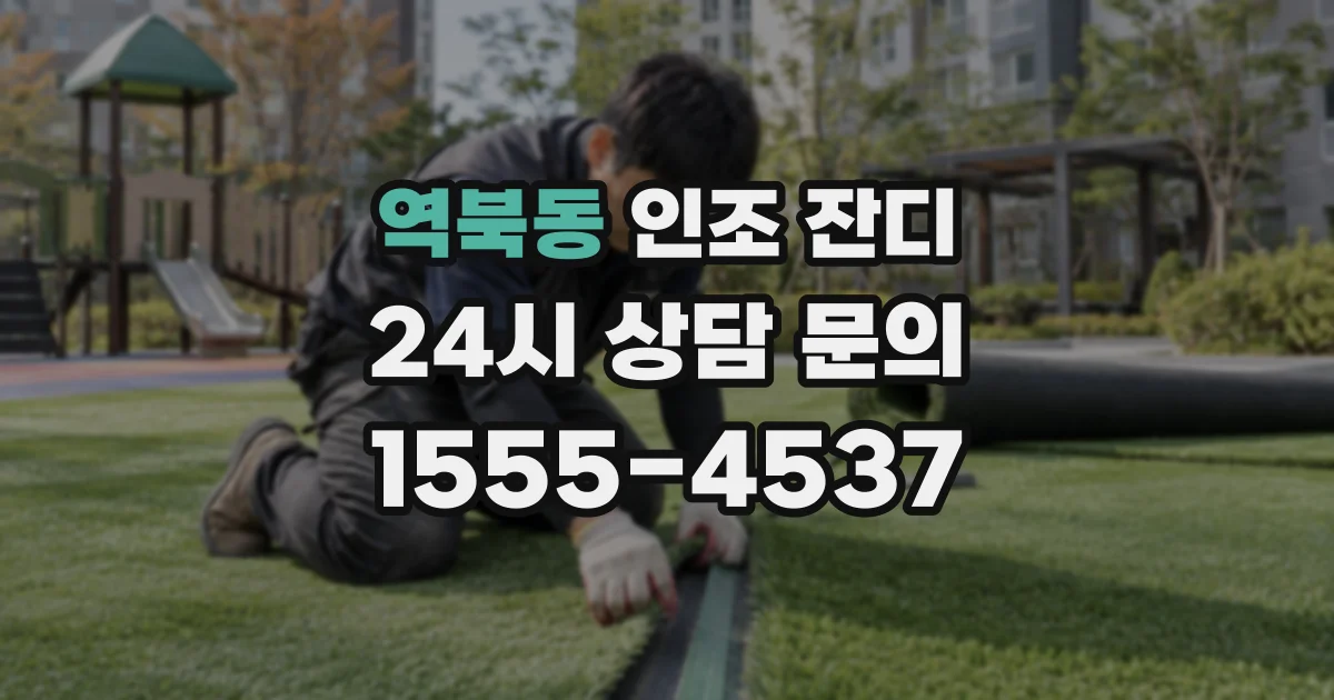 역북동 인조 잔디