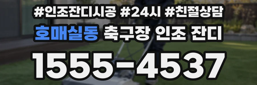 호매실동 축구장 인조 잔디