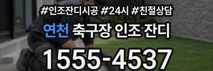 연천 축구장 인조 잔디