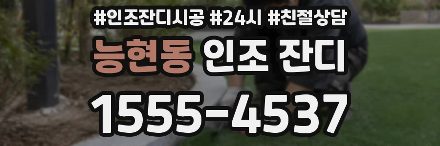 능현동 인조 잔디