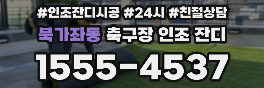 북가좌동 축구장 인조 잔디