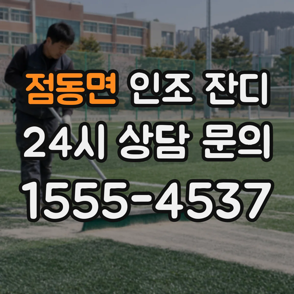 점동면 인조 잔디