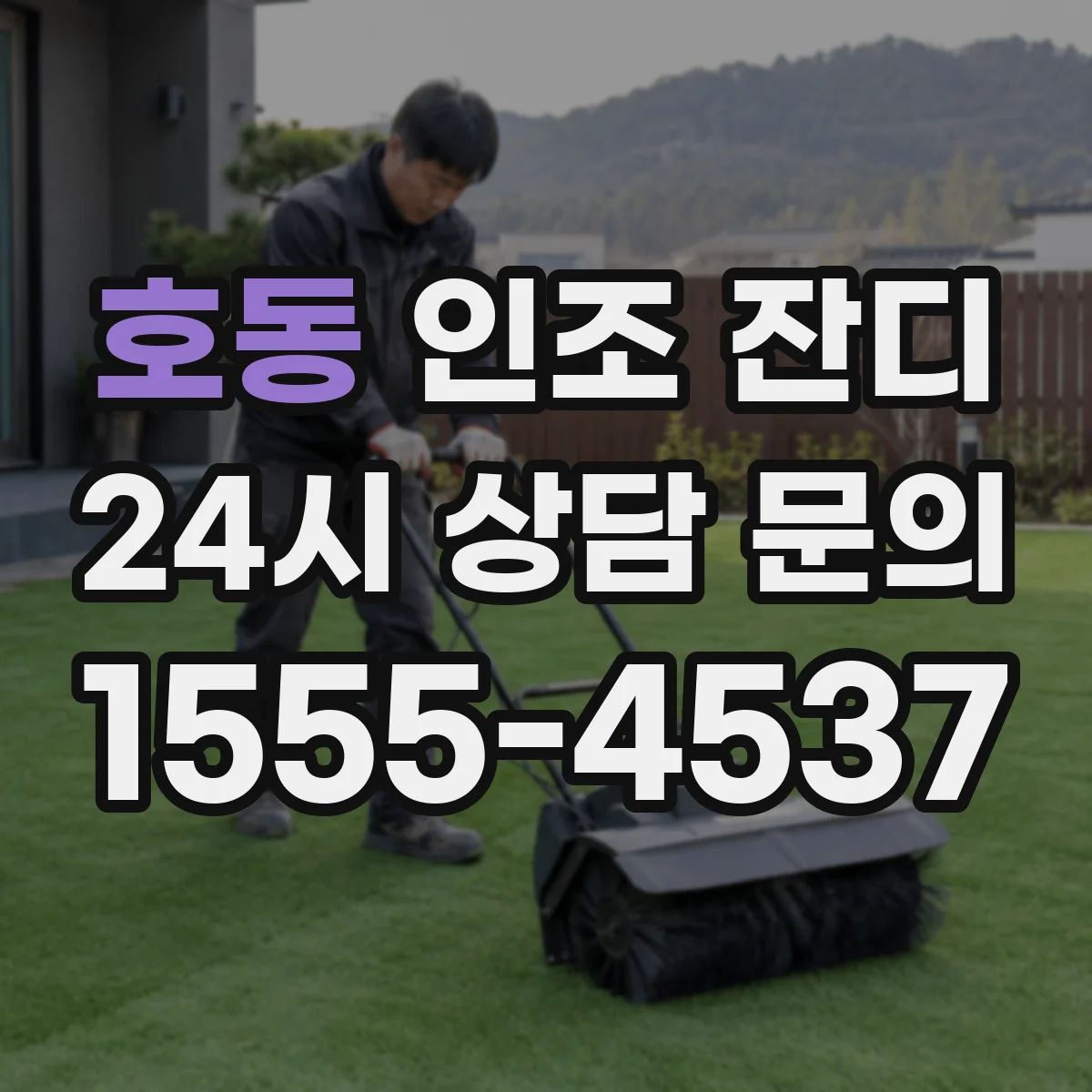 호동 인조 잔디