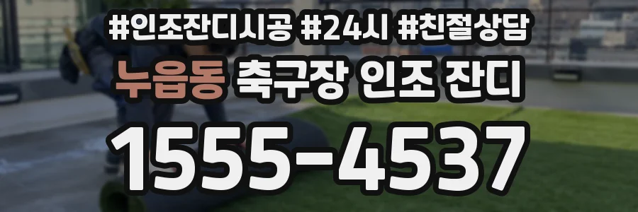 누읍동 축구장 인조 잔디