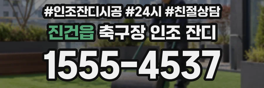 진건읍 축구장 인조 잔디