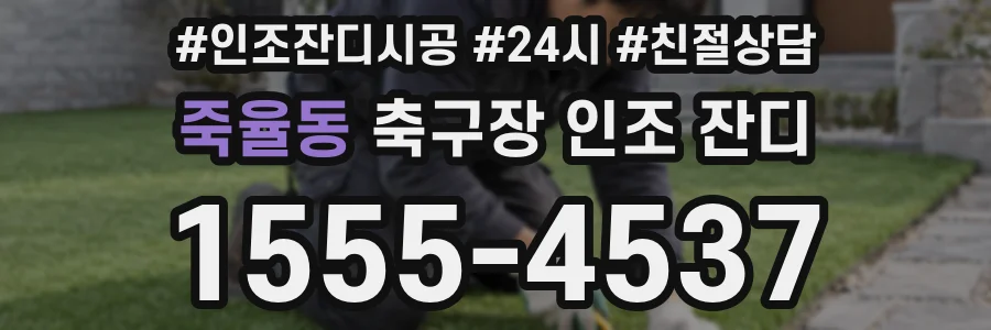 죽율동 축구장 인조 잔디