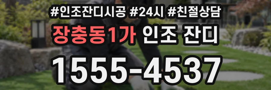 장충동1가 인조 잔디