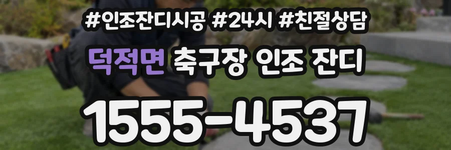 덕적면 축구장 인조 잔디