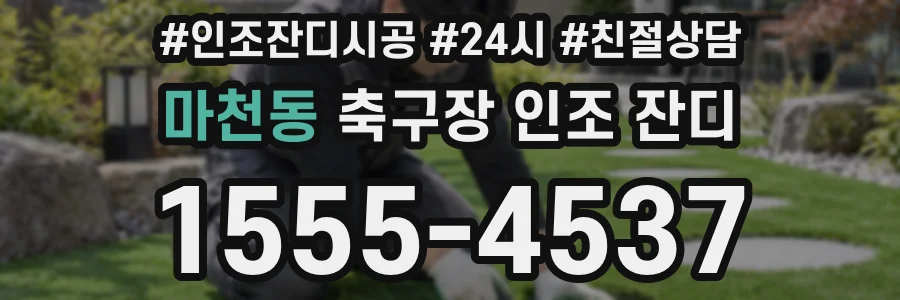 마천동 축구장 인조 잔디