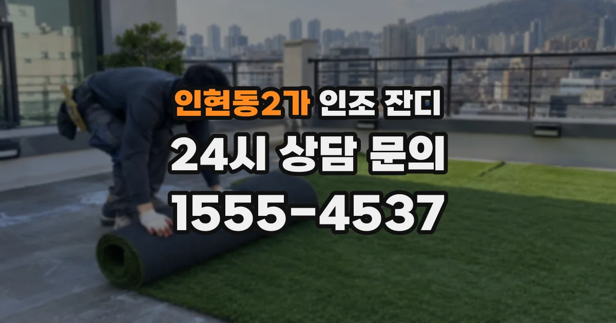 인현동2가 인조 잔디