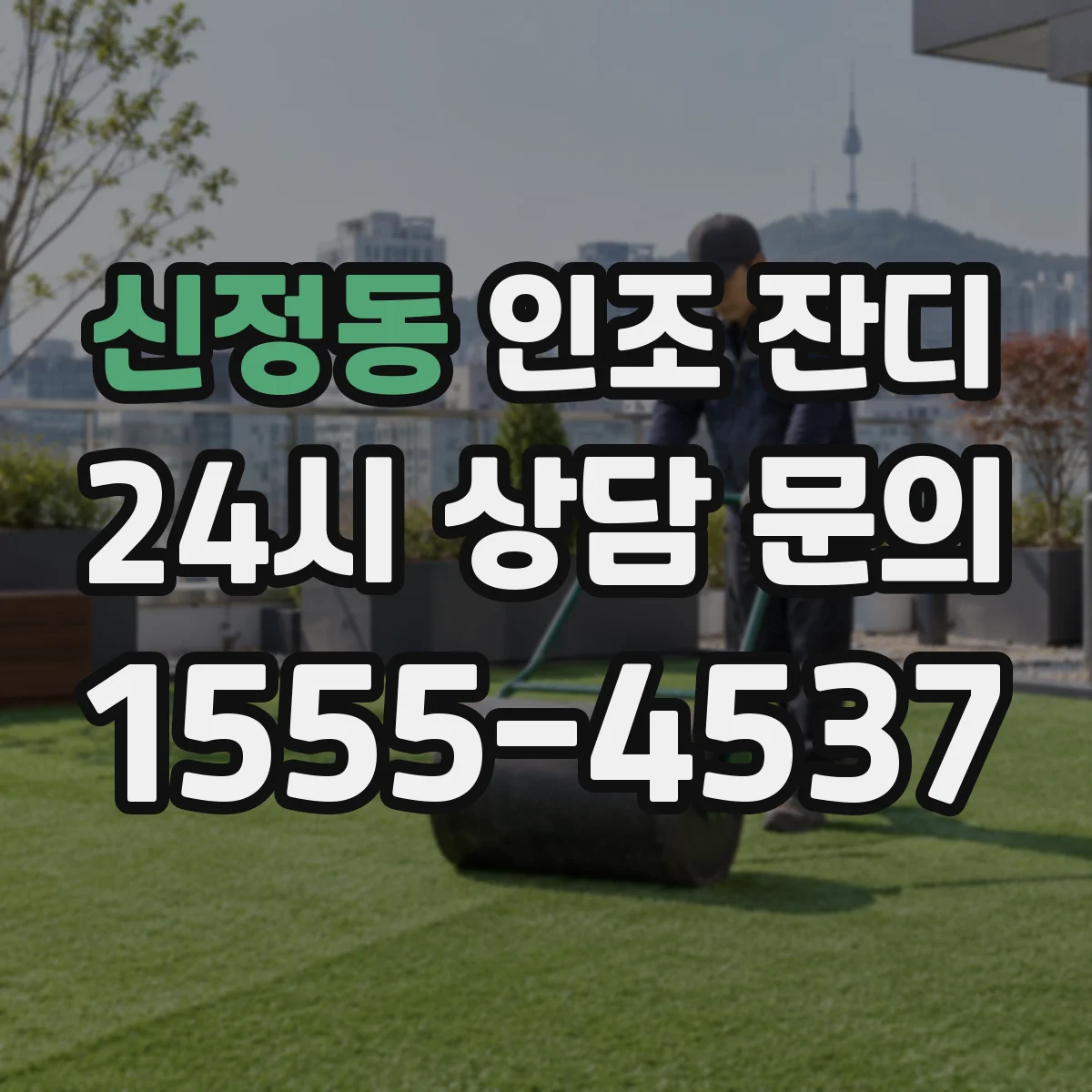 신정동 인조 잔디