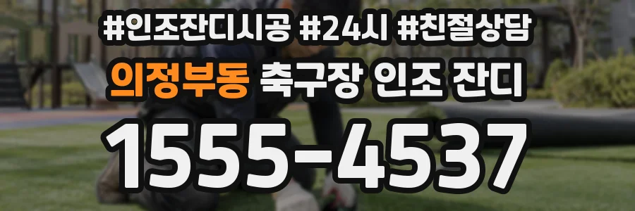 의정부동 축구장 인조 잔디