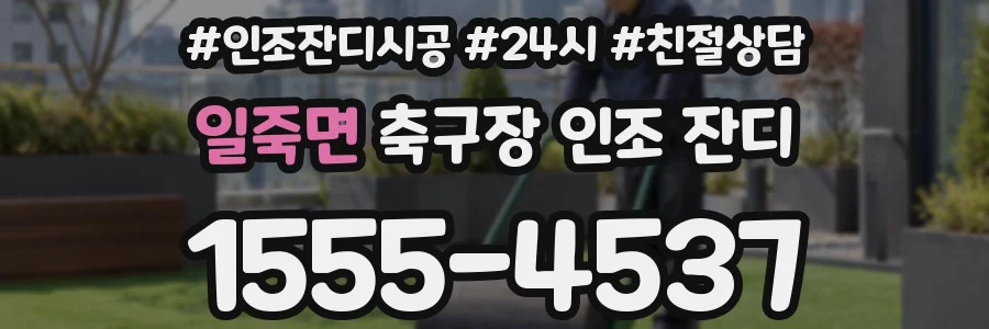 일죽면 축구장 인조 잔디