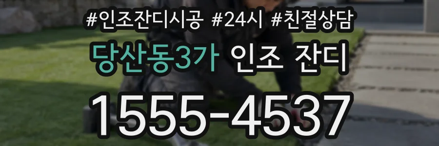 당산동3가 인조 잔디