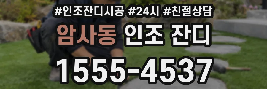 암사동 인조 잔디