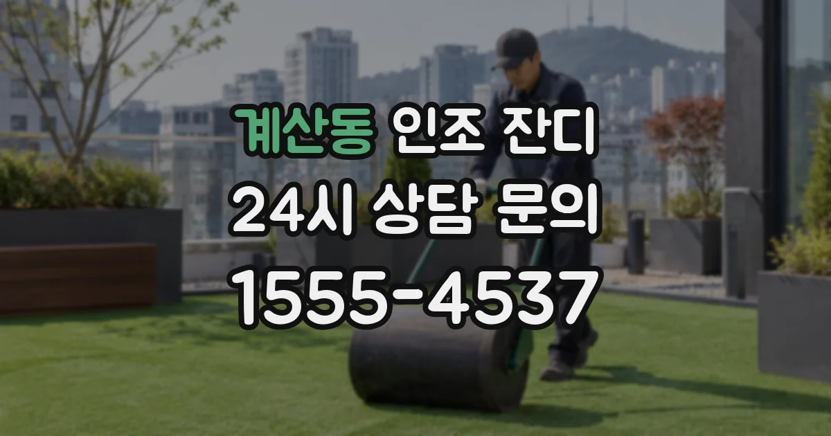 계산동 인조 잔디