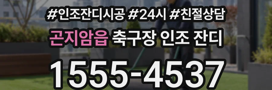 곤지암읍 축구장 인조 잔디