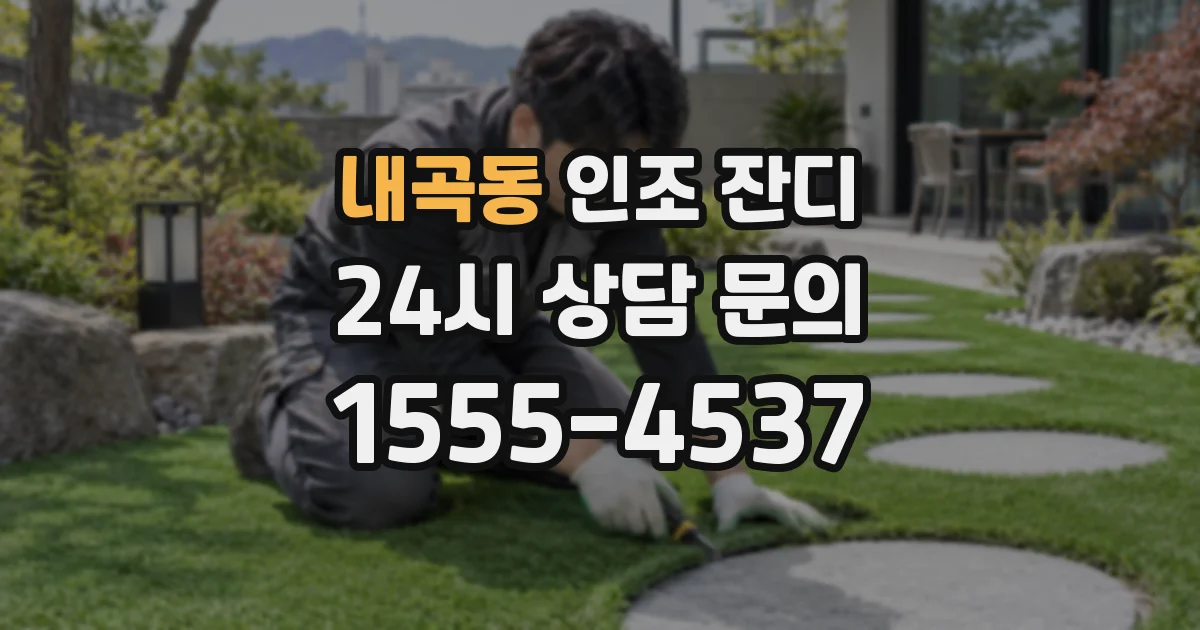 내곡동 인조 잔디