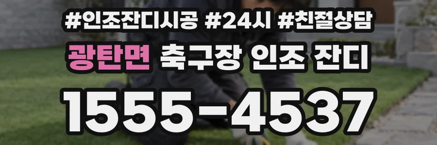 광탄면 축구장 인조 잔디