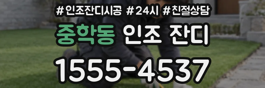 중학동 인조 잔디