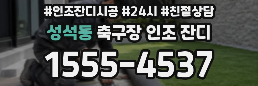 성석동 축구장 인조 잔디