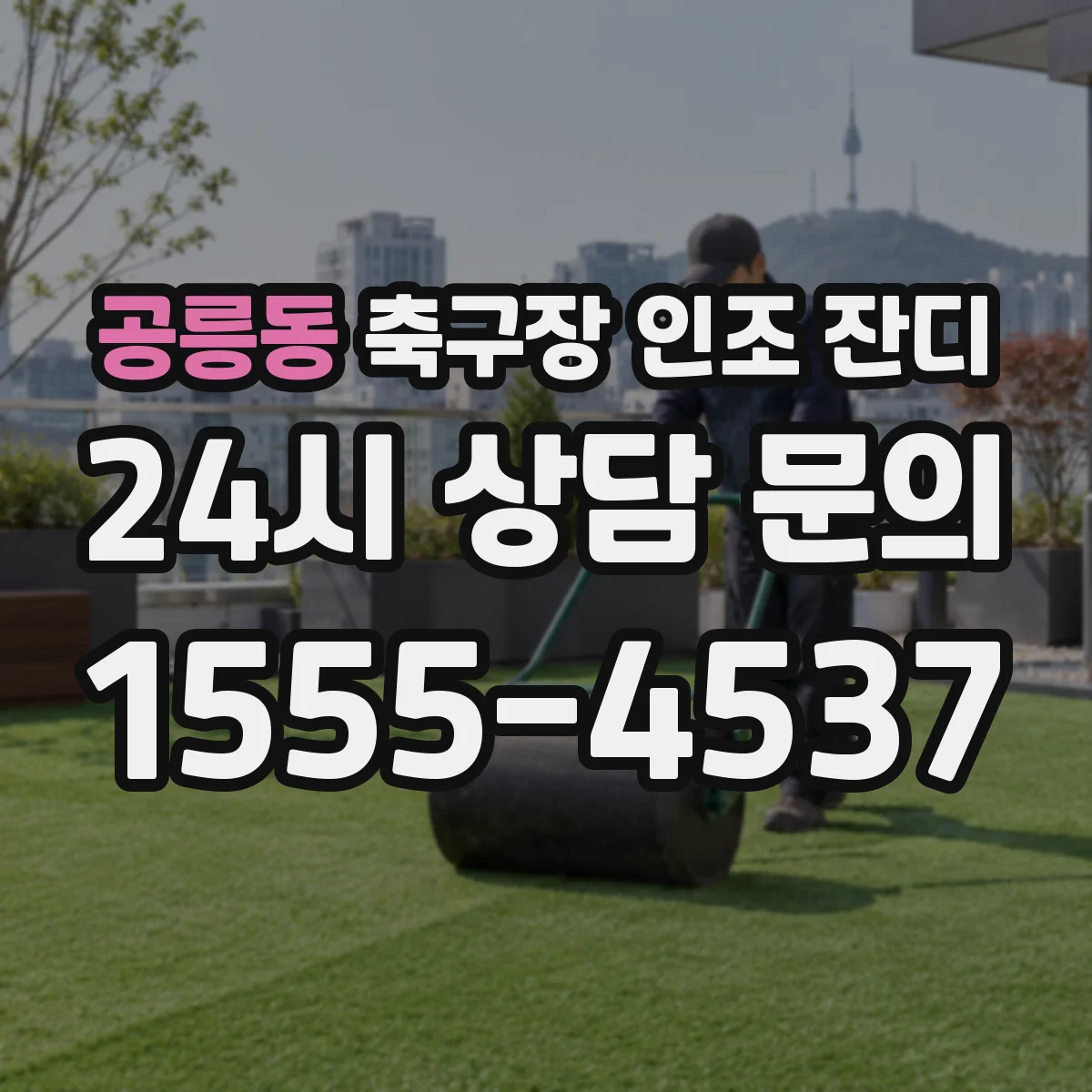 공릉동 축구장 인조 잔디