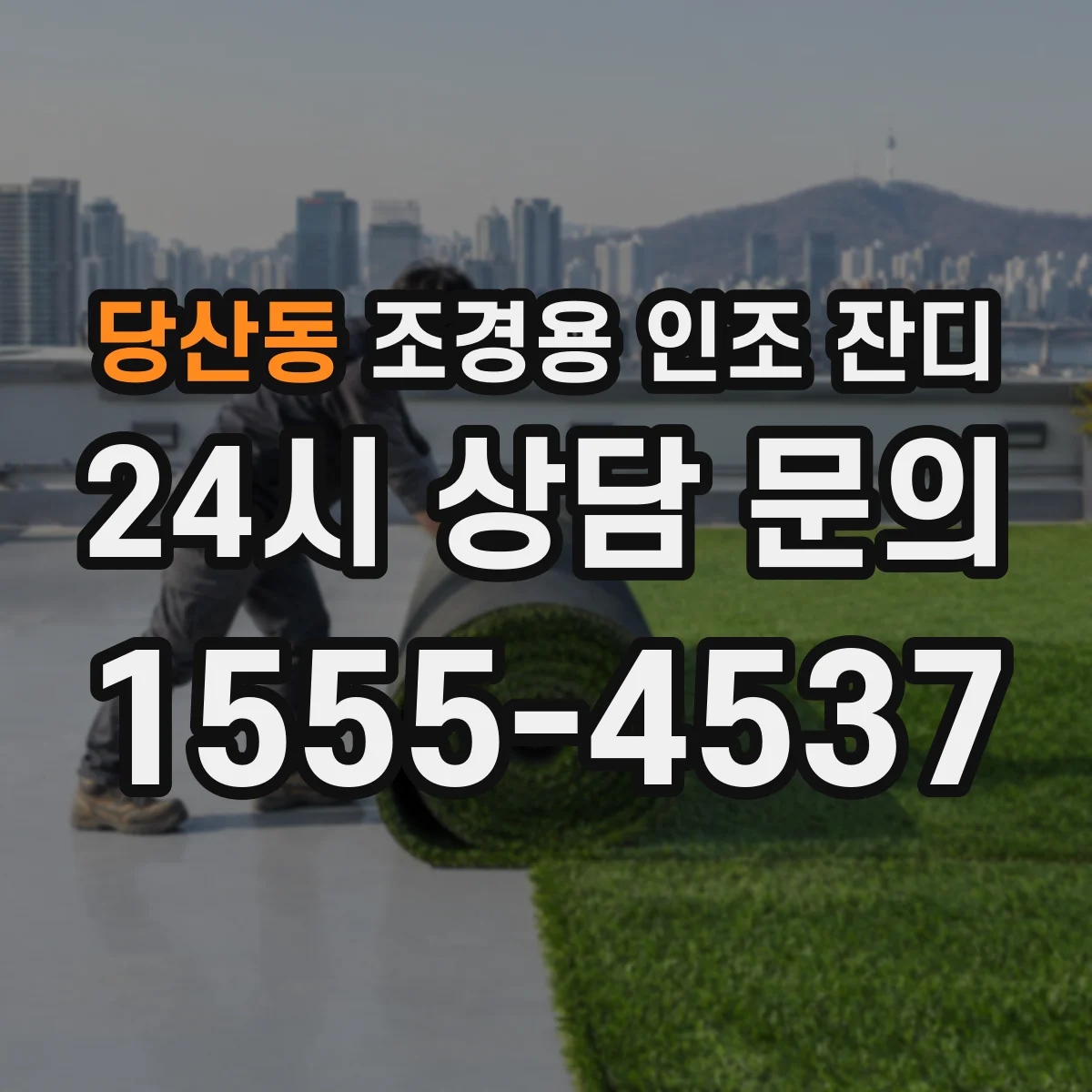 당산동 조경용 인조 잔디