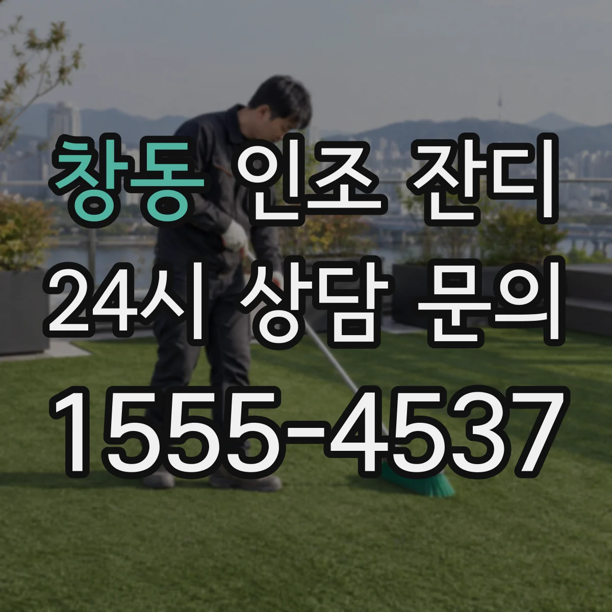 창동 인조 잔디