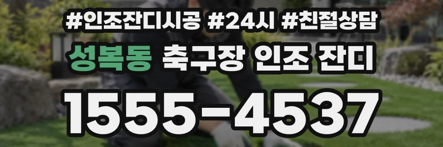 성복동 축구장 인조 잔디