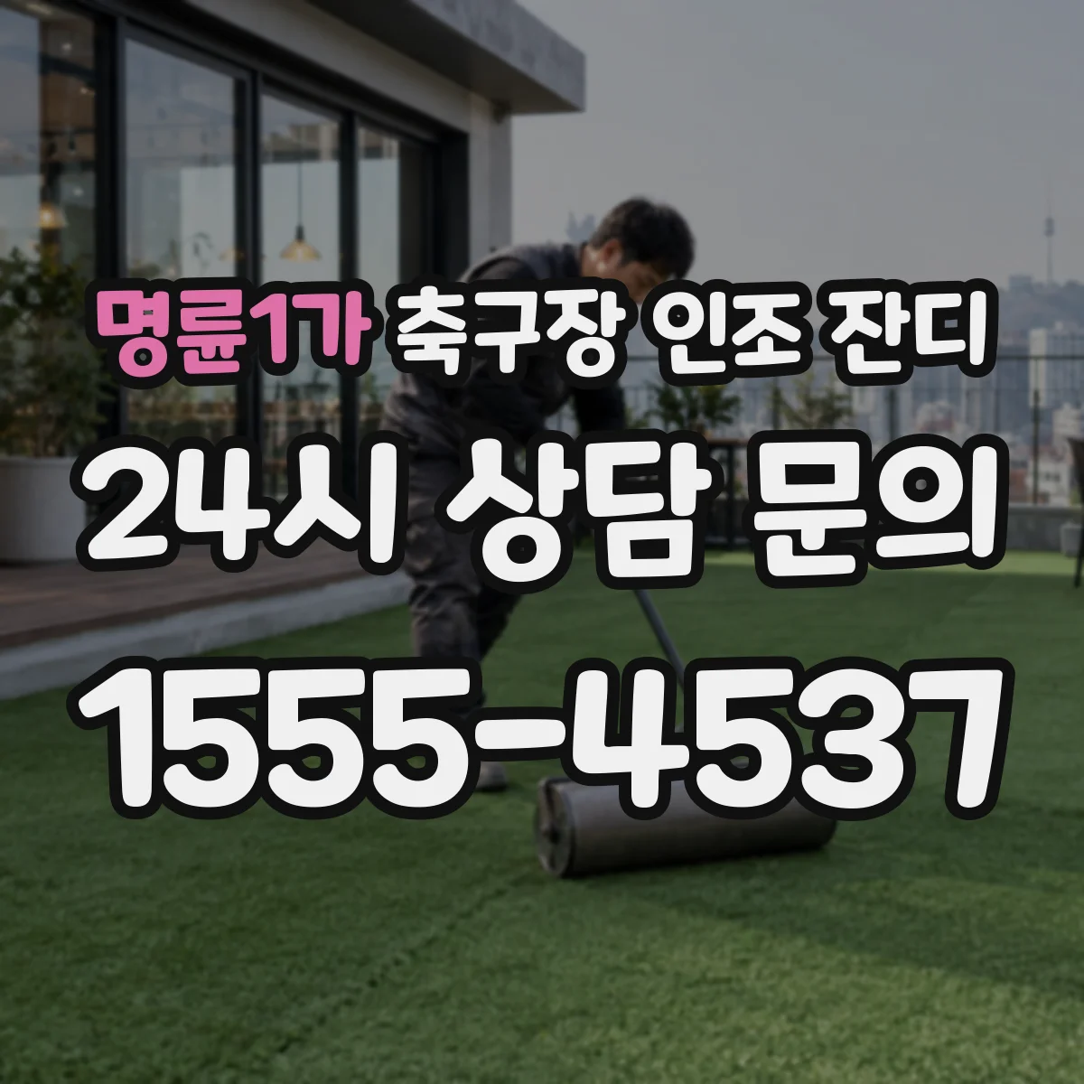 명륜1가 축구장 인조 잔디