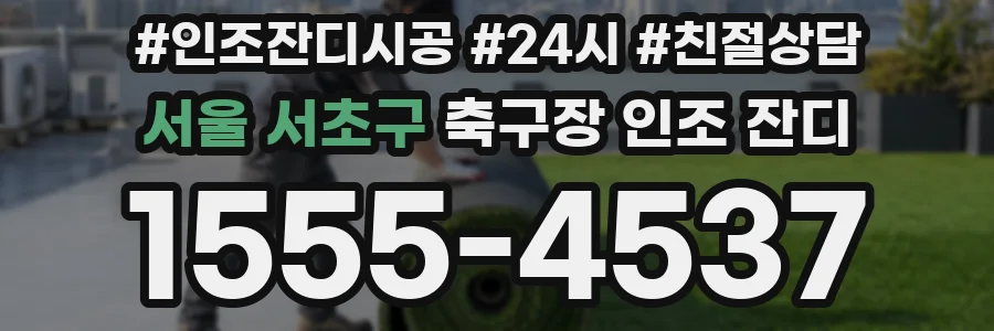 서울 서초구 축구장 인조 잔디