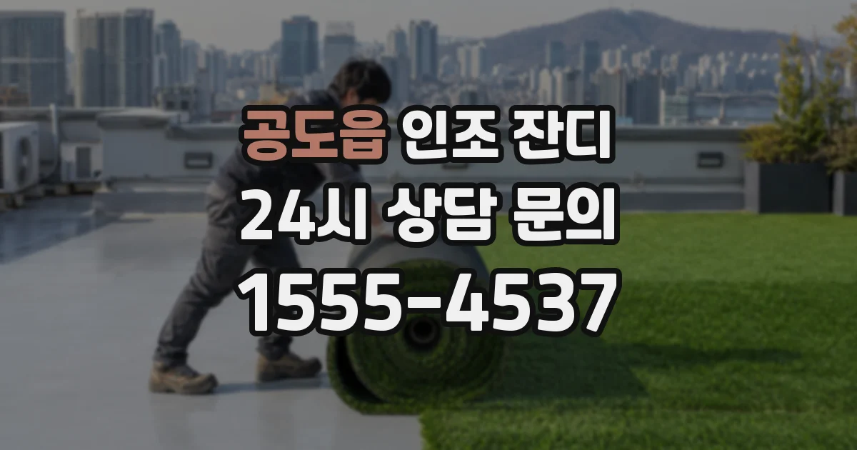 공도읍 인조 잔디