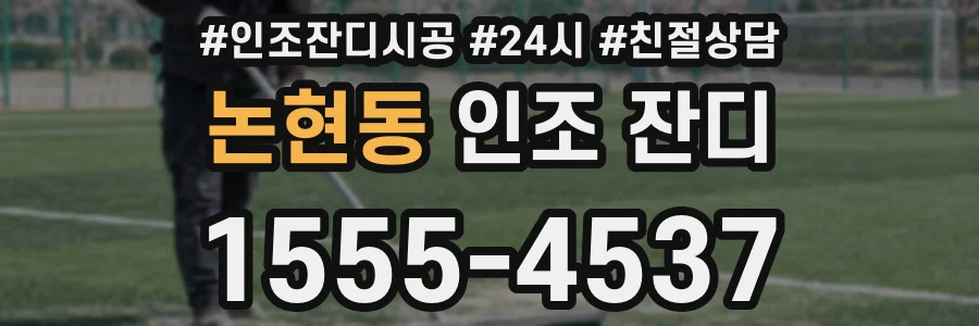 논현동 인조 잔디