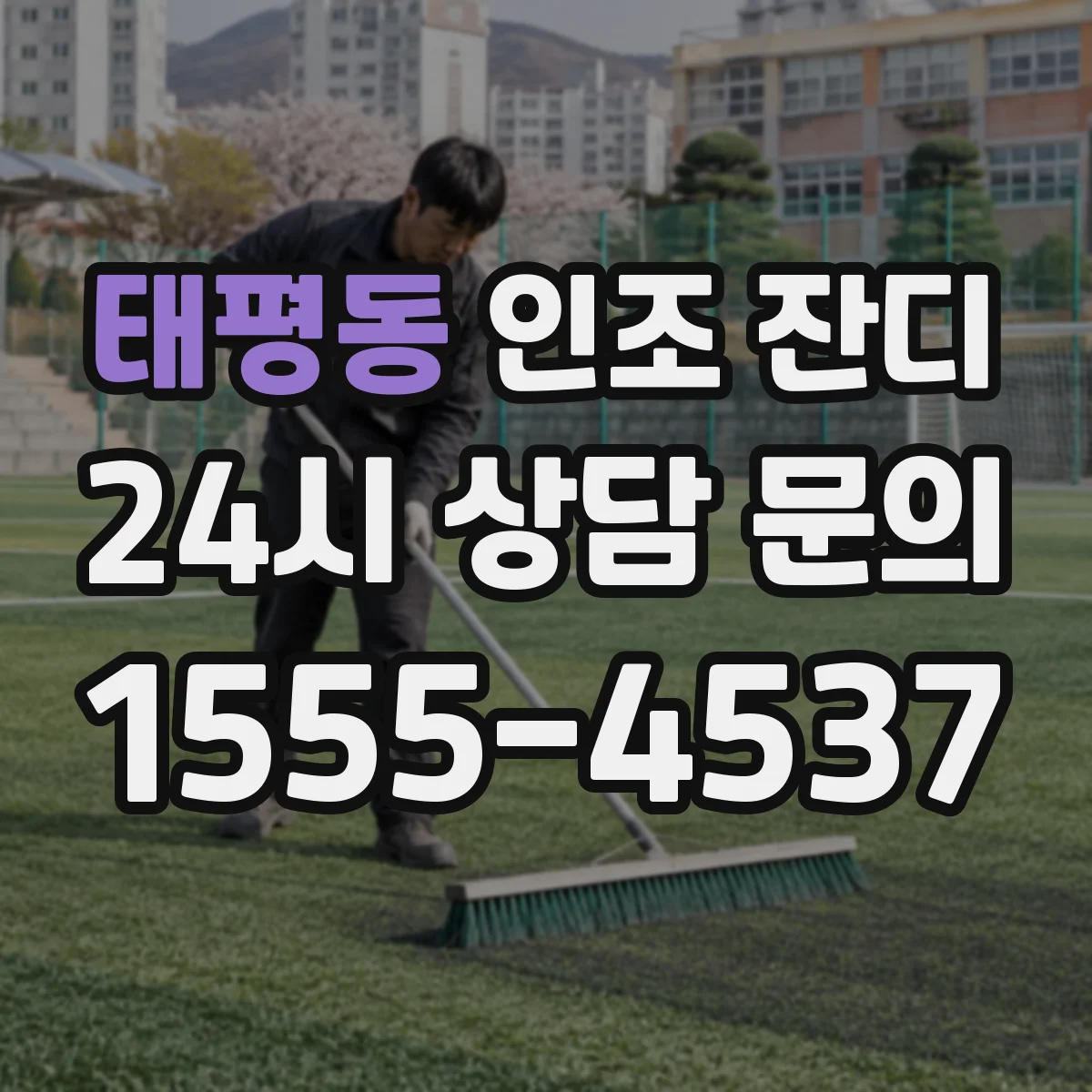 태평동 인조 잔디