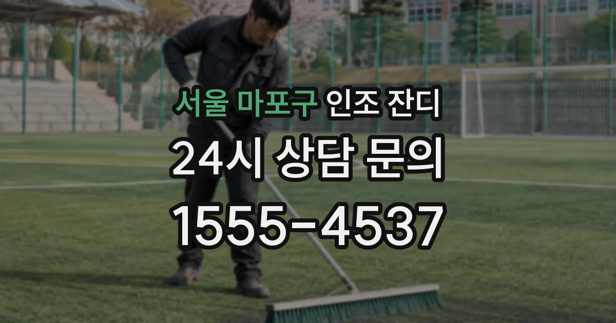 서울 마포구 인조 잔디