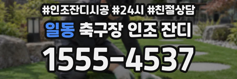 일동 축구장 인조 잔디