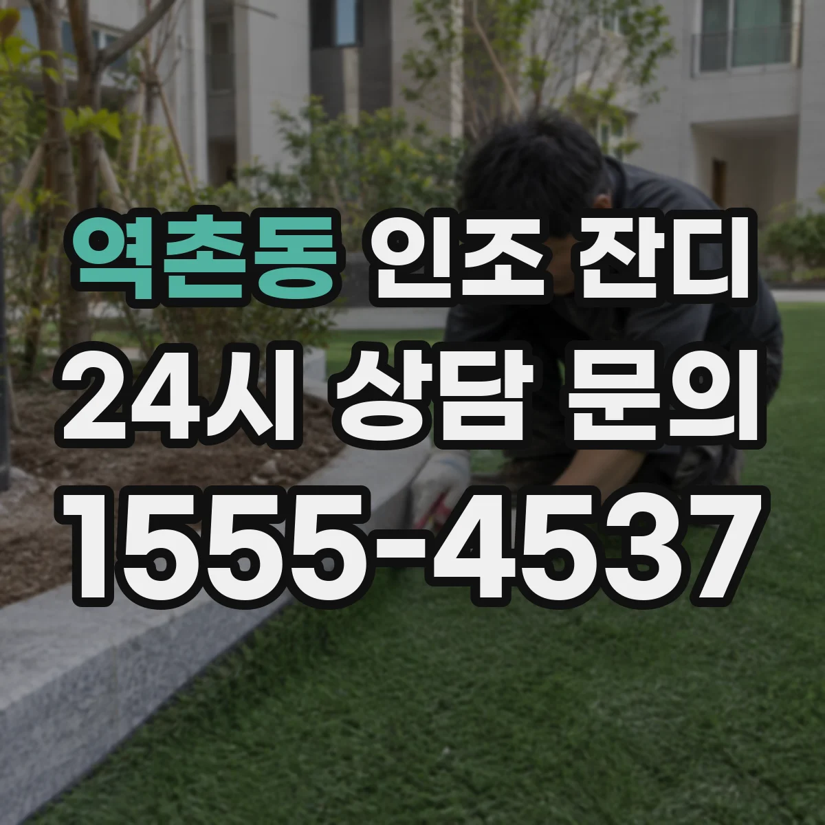역촌동 인조 잔디