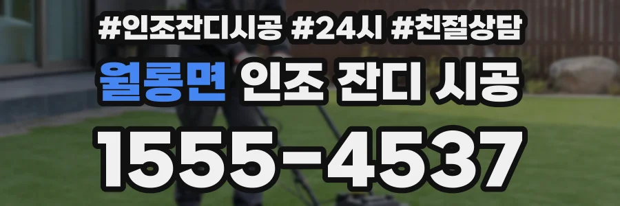 월롱면 인조 잔디 시공