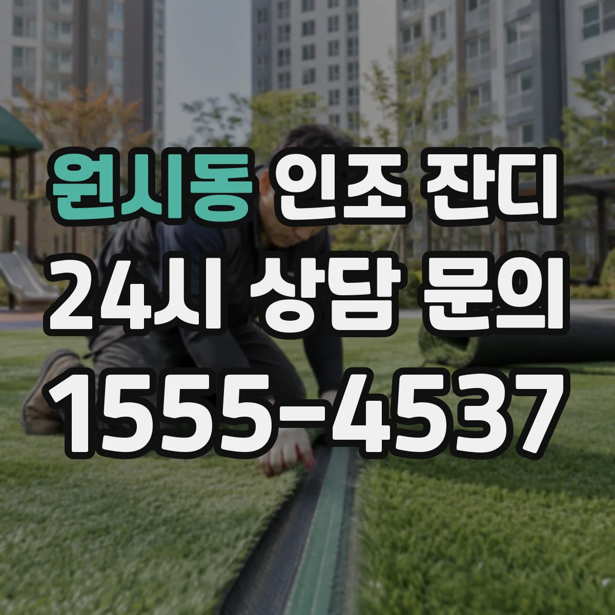 원시동 인조 잔디