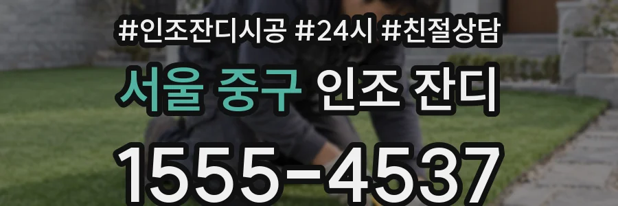 서울 중구 인조 잔디