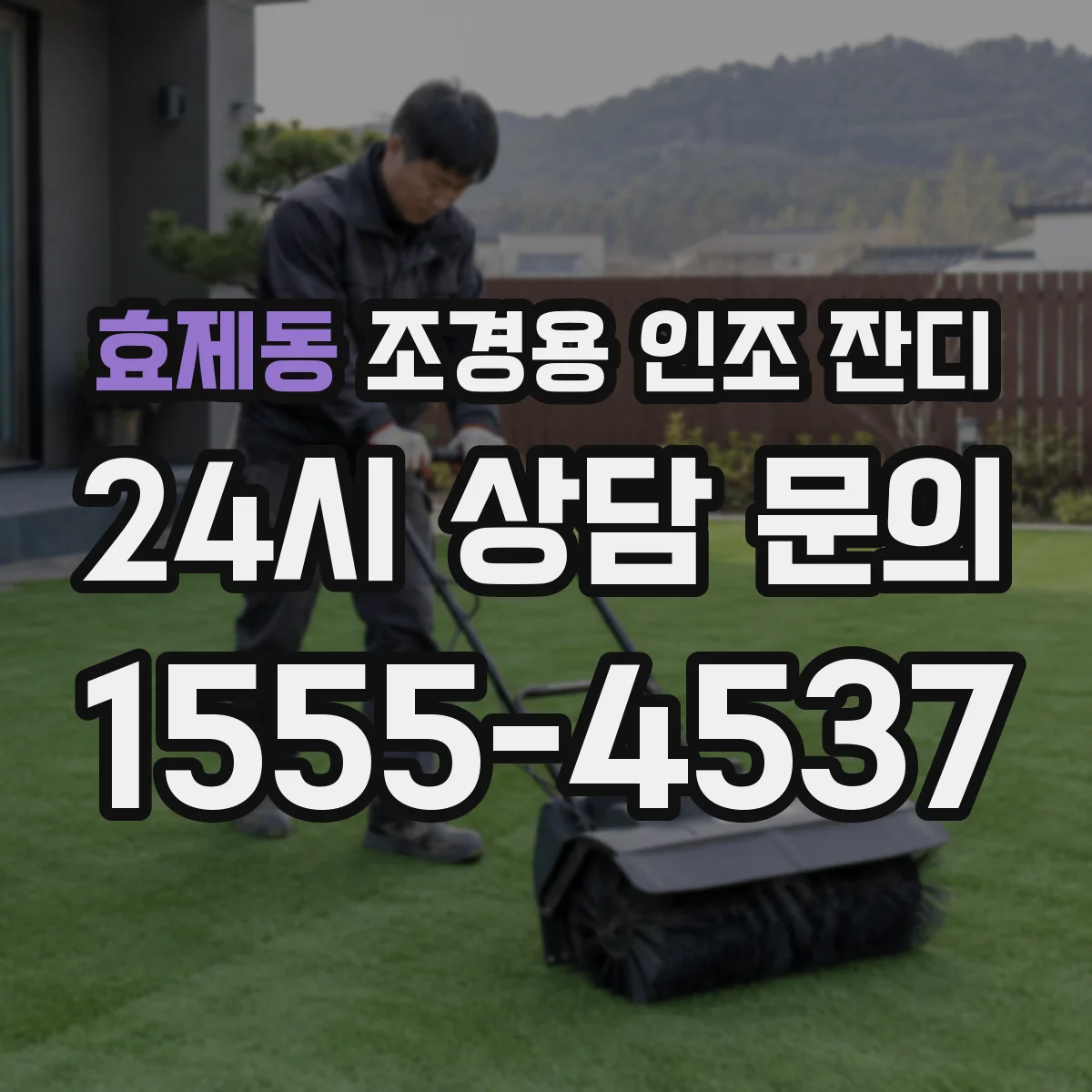 효제동 조경용 인조 잔디
