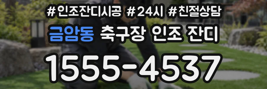 금암동 축구장 인조 잔디