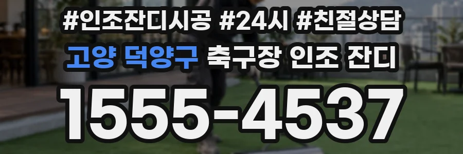 고양 덕양구 축구장 인조 잔디
