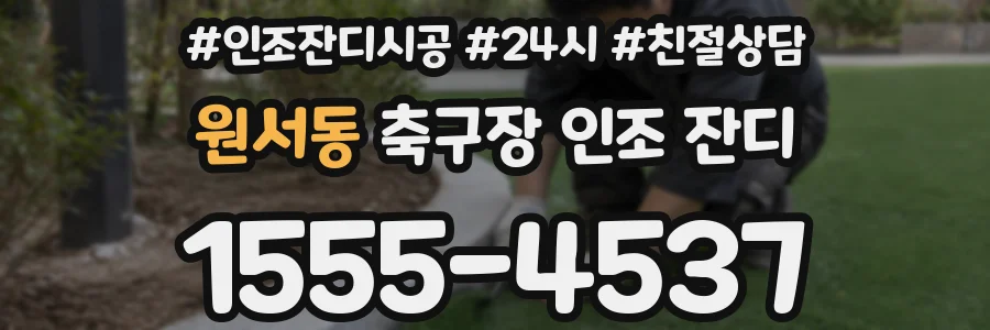 원서동 축구장 인조 잔디