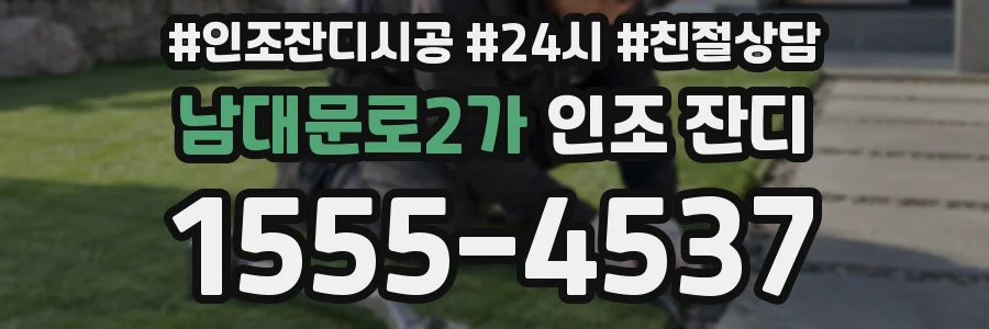 남대문로2가 인조 잔디