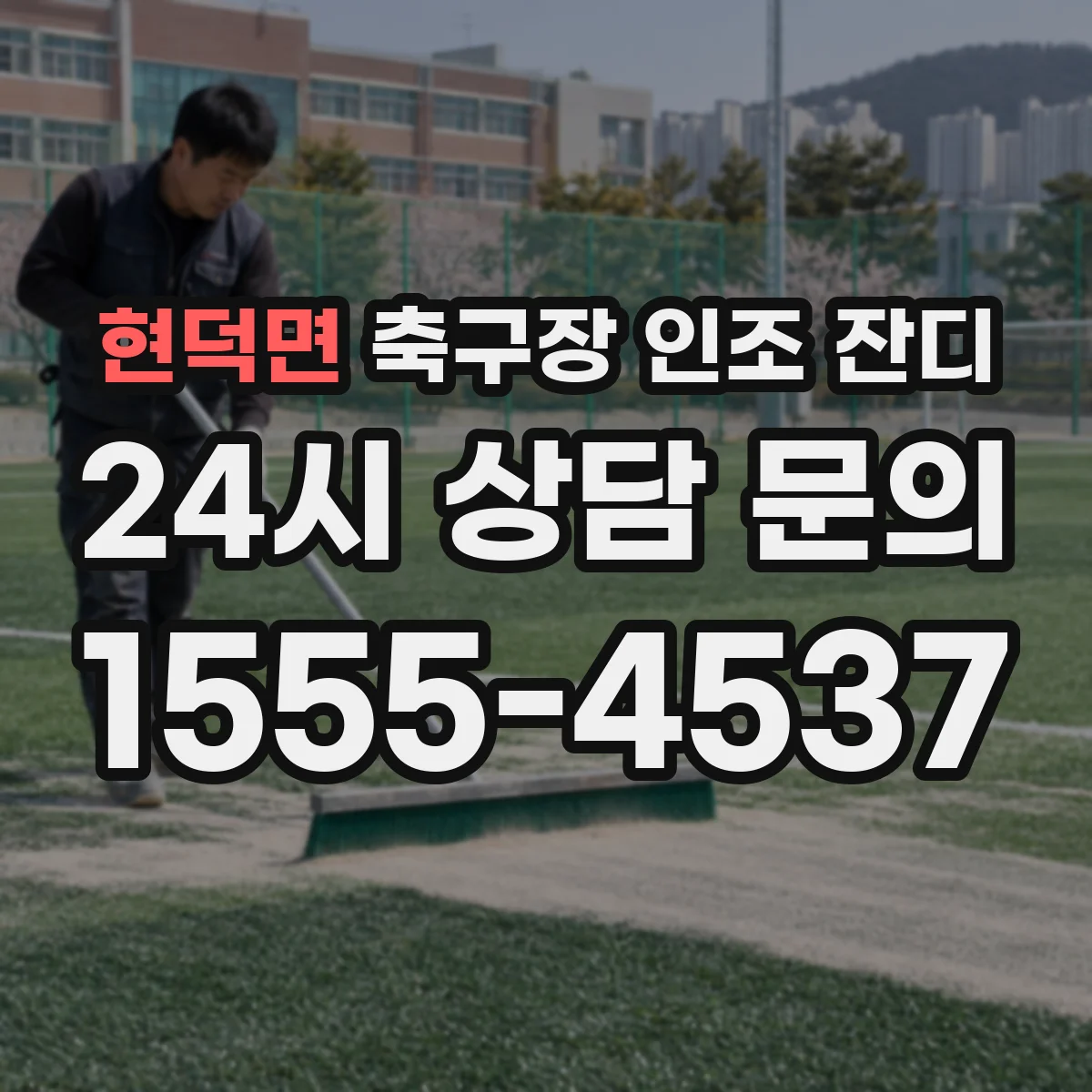 현덕면 축구장 인조 잔디