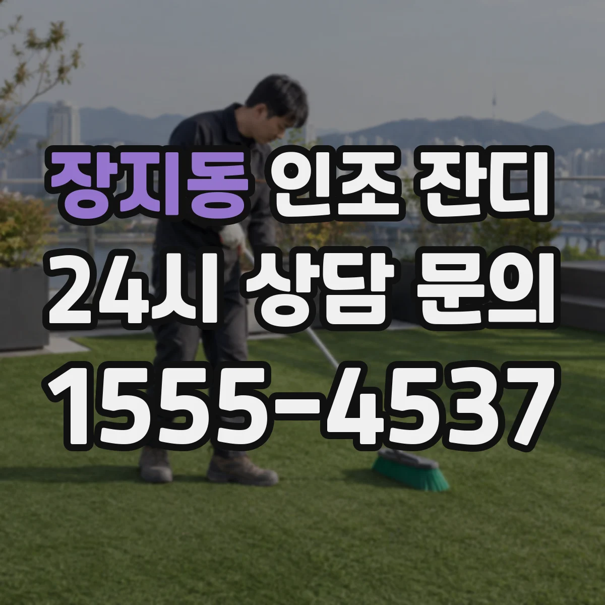 장지동 인조 잔디