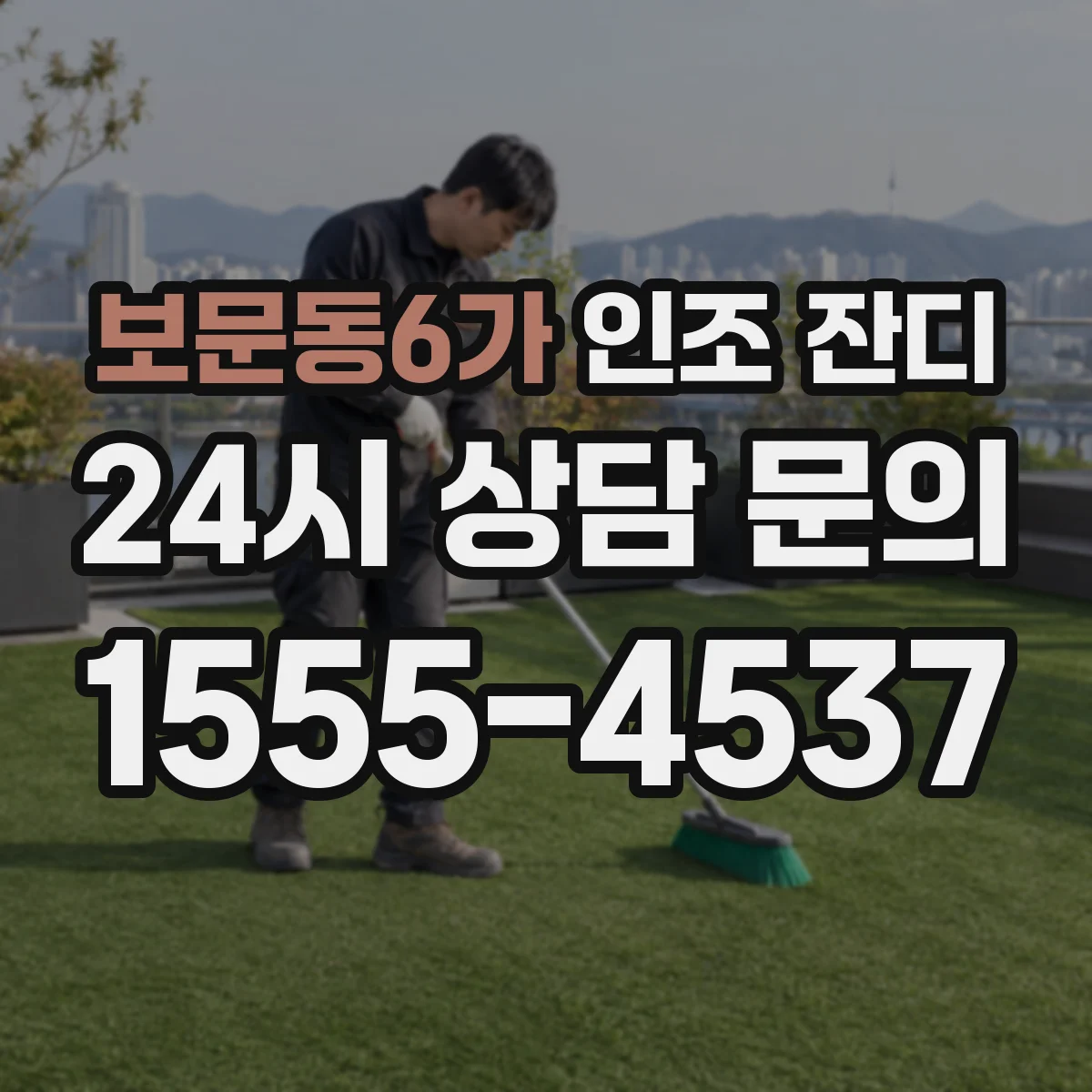 보문동6가 인조 잔디