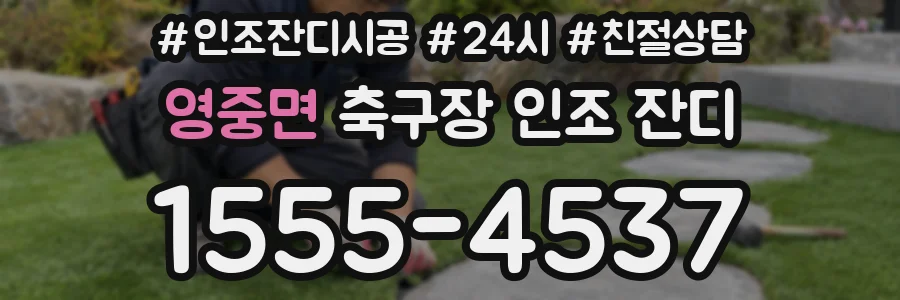 영중면 축구장 인조 잔디